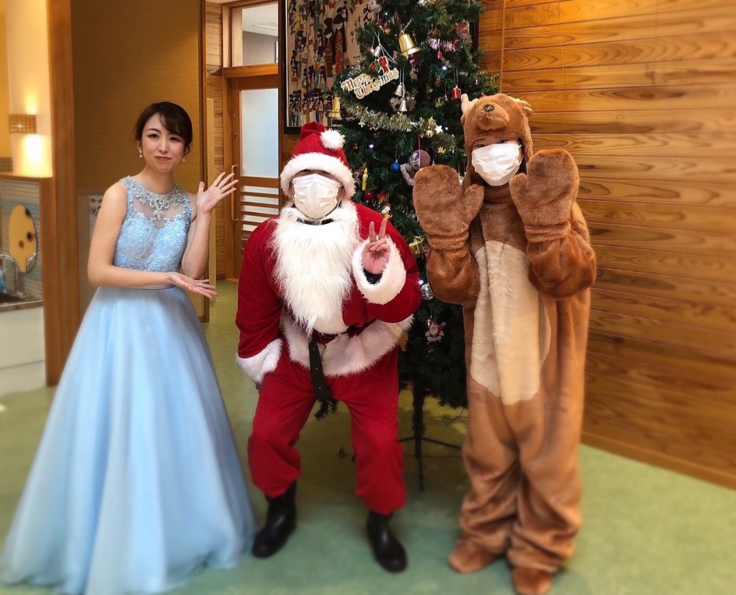 幼稚園のクリスマスコンサートにて