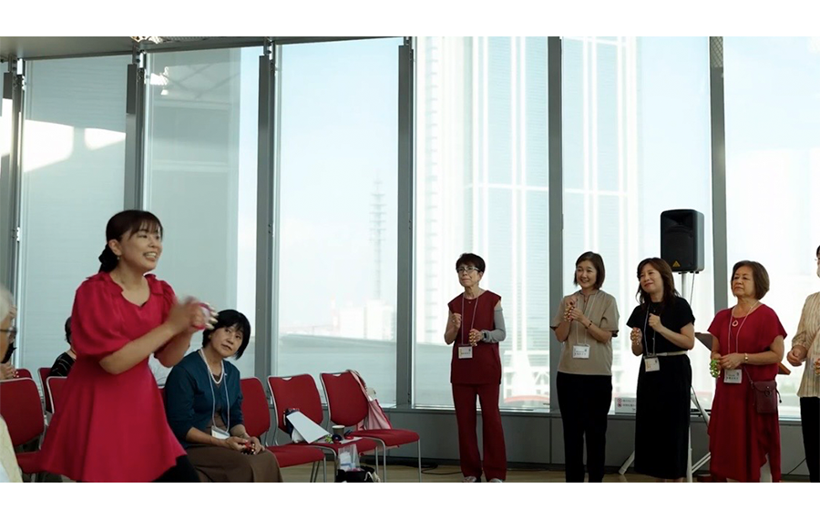 打楽器奏者・リズムインストラクター：山本晶子氏のワークショップ（1）