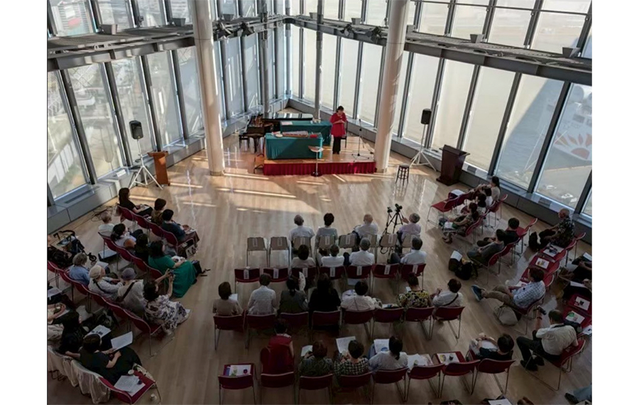 打楽器奏者・リズムインストラクター：山本晶子氏のワークショップ（2）