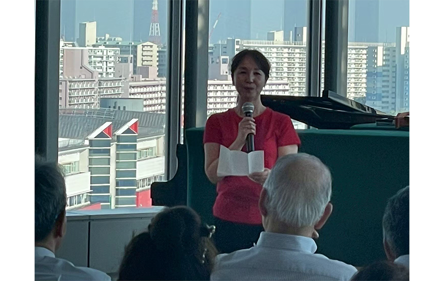 全国生涯学習音楽指導員協議会池田みゆき大阪支部代表挨拶