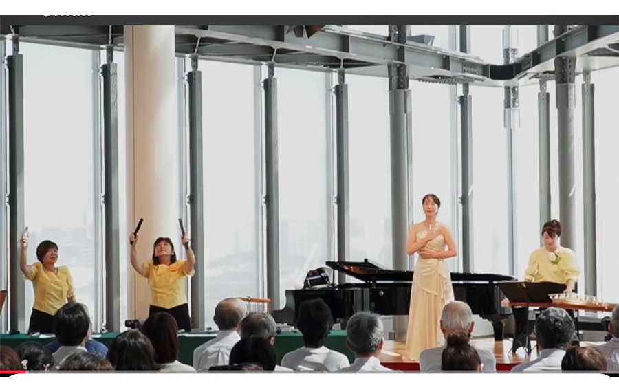 オープニング「いのちの歌」大阪支部演奏の模様