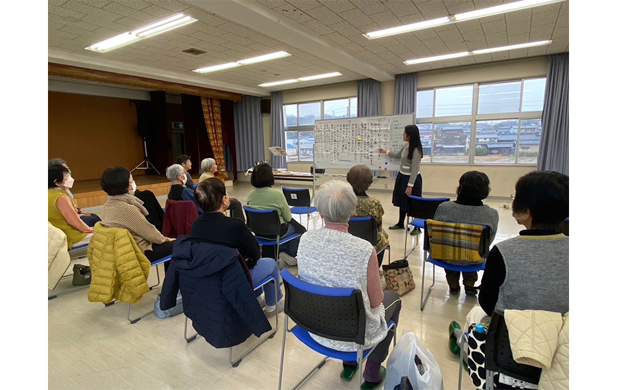 みんなで歌う時間の様子