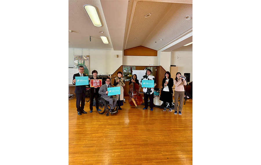 支援学校にて