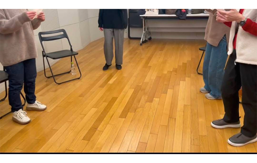 発声練習の様子