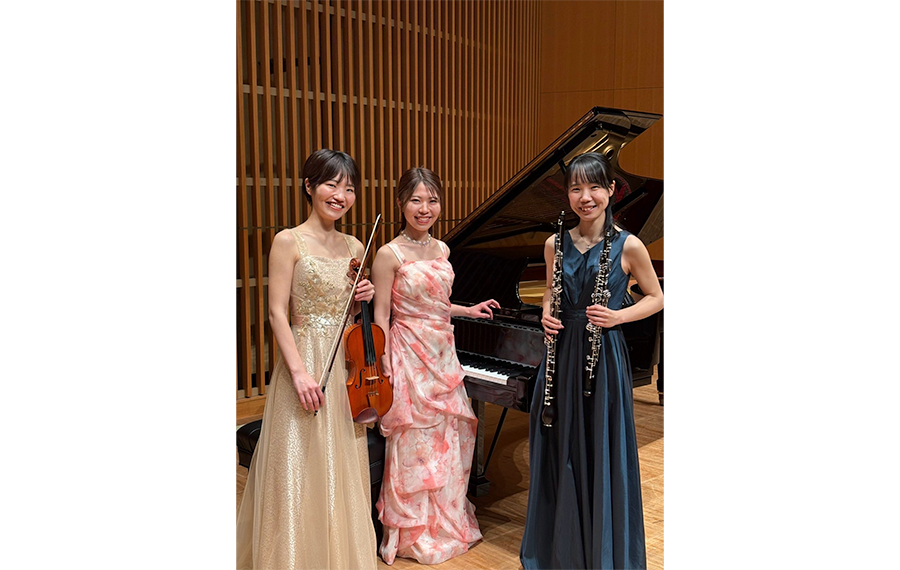 Trio Rosmarin集合写真　2025年3月北九州公演にて